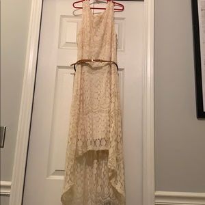 Asymmetrical Lace Dress